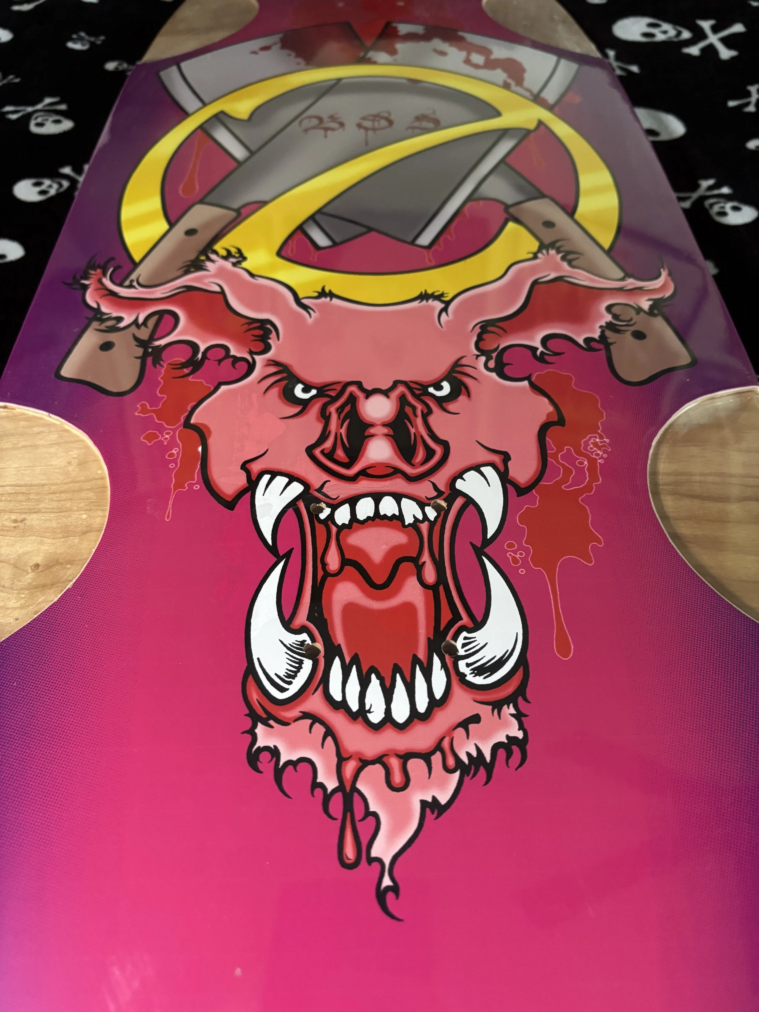 BULLDOG SKATES SERIES 2 X MADRID PINK EVIL PIG — DEATHGEAR